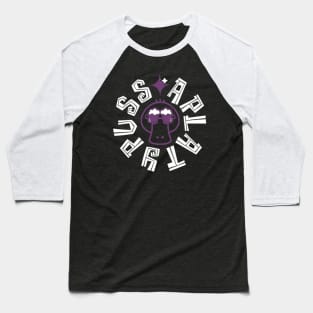 APlatypuss Plum Emblem /w White Font Baseball T-Shirt